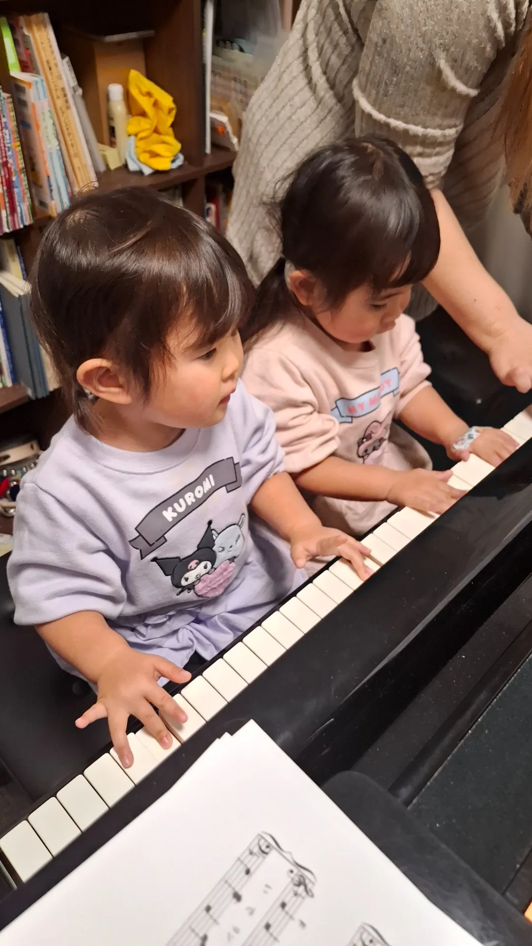 御殿場市二枚橋のピアノ教室～２歳の双子ちゃんが入会しました～